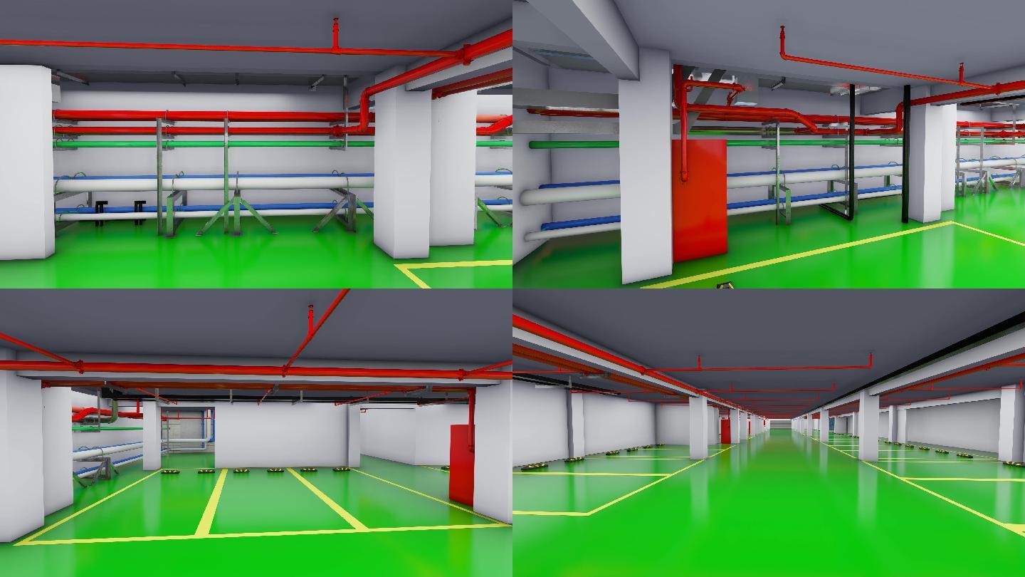 lumion地下車(chē)庫(kù)機(jī)電漫游_2560x1440_高清視頻素材下載(編號(hào):6565777)_